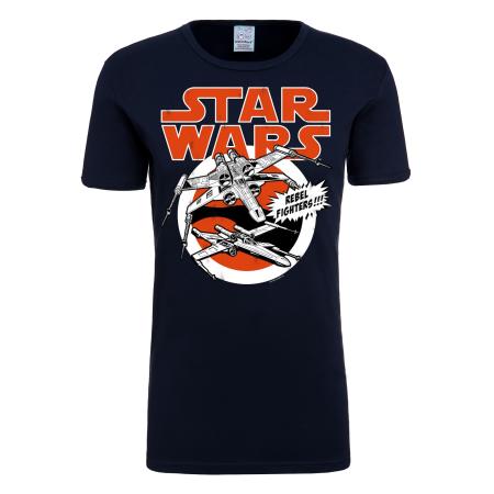 LOGOSHIRT Shirt X-Wings donkerblauw