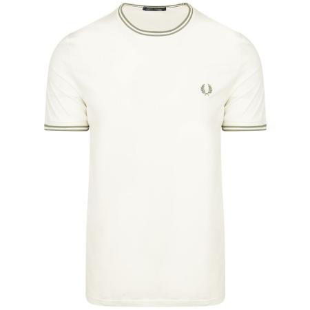 Fred Perry M1588 Twin Tipped T-shirt Off-White