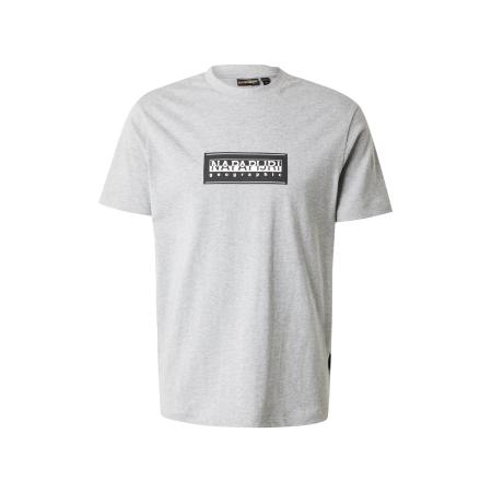 Napapijri NAPAPIJRI Shirt lichtgrijs / zwart / wit