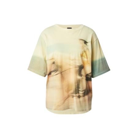 Hugo Boss BOSS Shirt Enis pasteelgeel / groen / oranje / zwart