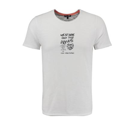 Key Largo Key Largo Shirt WEST SIDE gemengde kleuren / wit