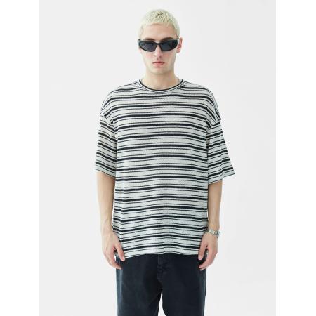 VAMOS CLO Shirt zwart / wit