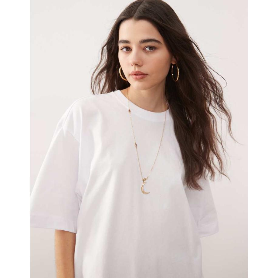 Weekday Oversized T-shirt in wit Wit
