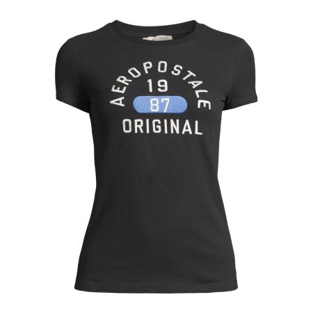 Aeropostale AÉROPOSTALE Shirt JUL opaal / zwart / wit