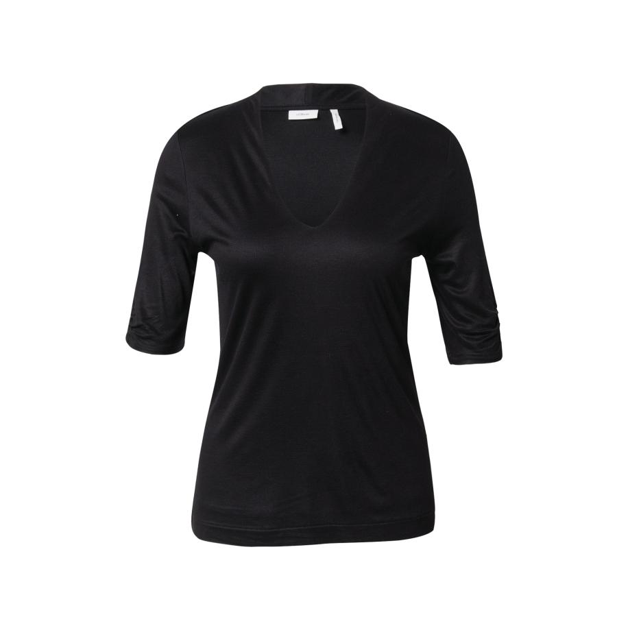 s.Oliver BLACK LABEL Shirt zwart Zwart