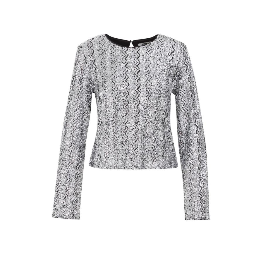 WE Fashion Shirt Zilver