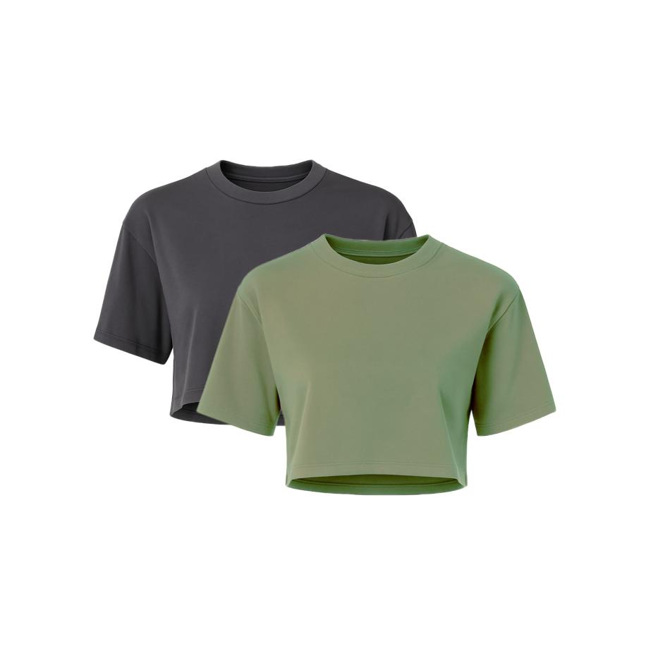 C&City C&City Shirt donkergrijs / kaki -