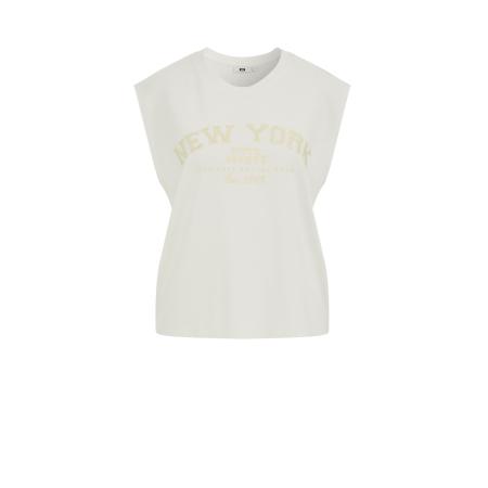 WE Fashion Top crème / ivoor