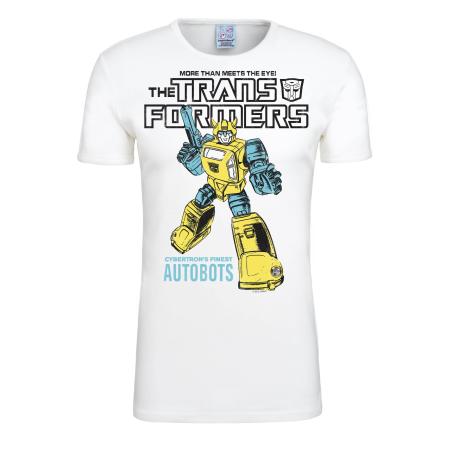 LOGOSHIRT Shirt Bumblebee - Autobots blauw / geel / zwart / wit