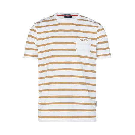 HECHTER PARIS HECHTER PARIS Shirt camel / wit