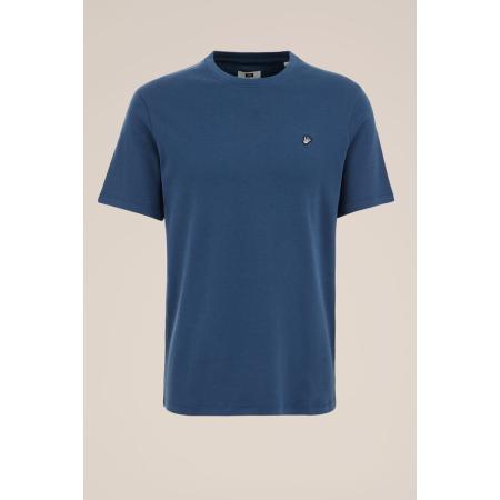 Fundamentals heren T-shirt - Slim Fit - Donkerblauw - Katoen - Maat: XXXL