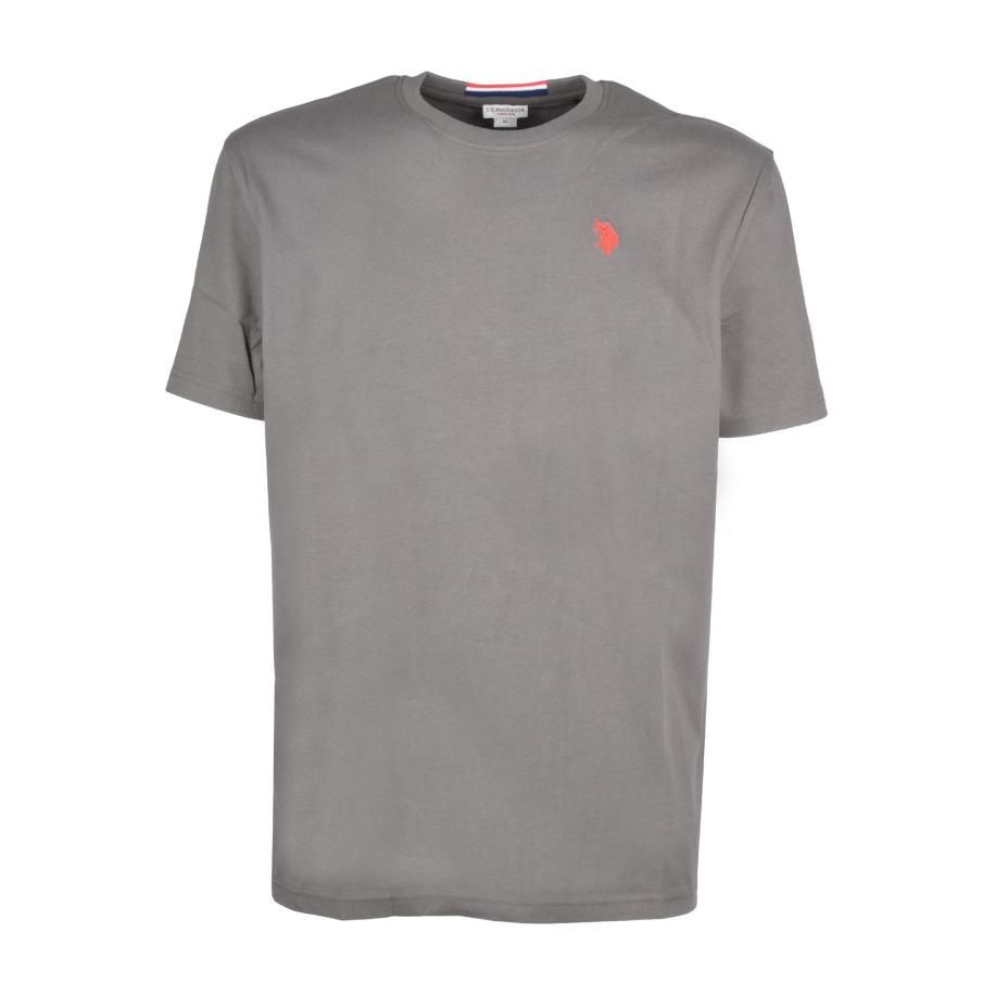 U.S. Polo Assn. T-Shirt ronde hals zwart, Effen Zwart