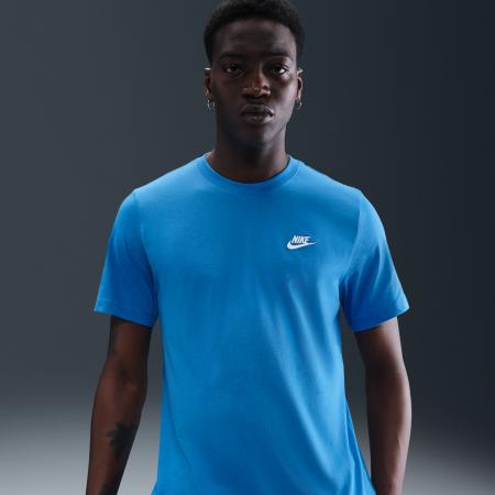 Nike Nike Sportswear Shirt CLUB azuur / wit
