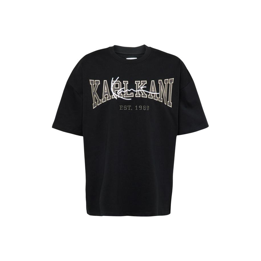 Karl Kani Karl Kani Shirt College Signature Heavy grijs / zwart / wit -