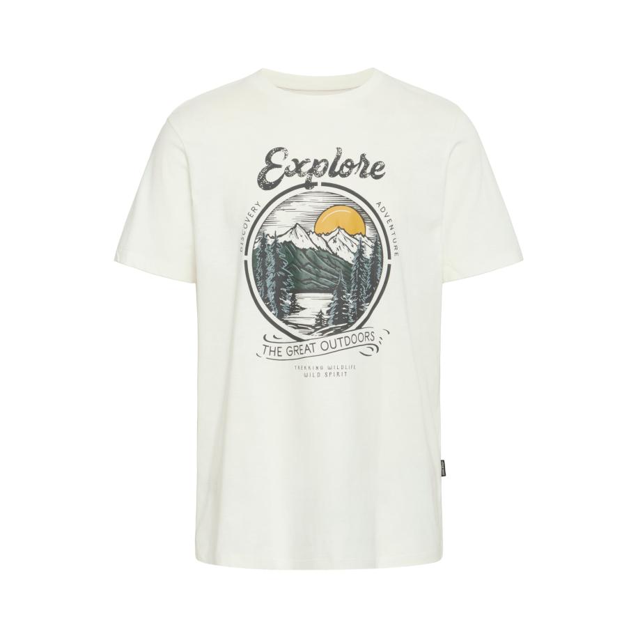 Blend BLEND Shirt BHKEVO geel / groen / spar / wit -