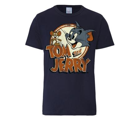 LOGOSHIRT Shirt Tom & Jerry donkerblauw