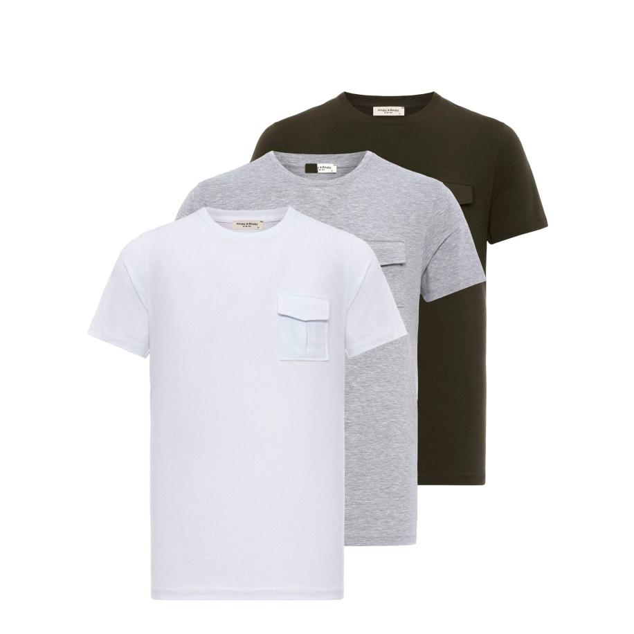 Anou Anou Anou Anou Shirt grijs / antraciet / wit -