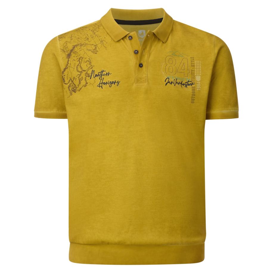 jan vanderstorm Jan Vanderstorm Shirt Morkstad donkergeel / zwart -