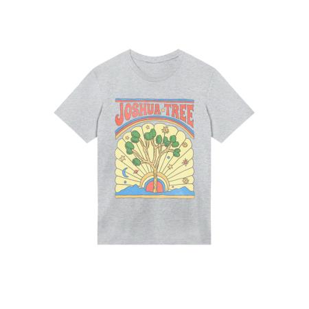 F4NT4STIC F4NT4STIC Shirt US National Parks Joshua Tree grijs / gemengde kleuren