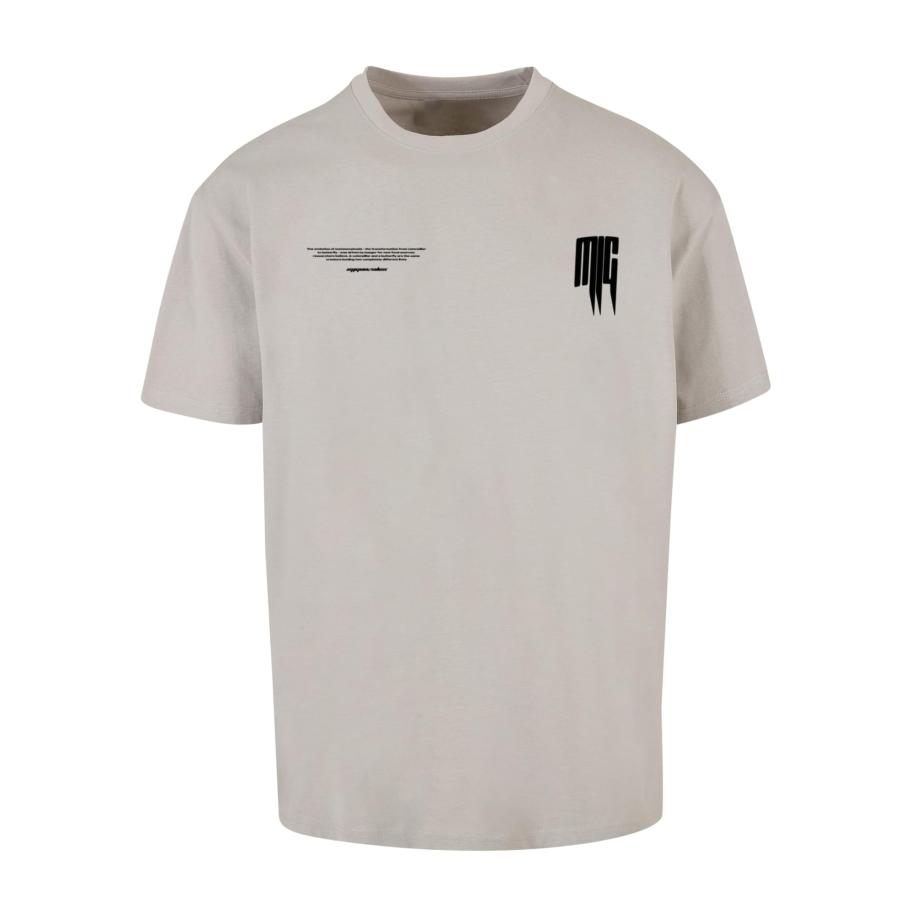 MJ Gonzales MJ Gonzales Shirt lichtgrijs / zwart -