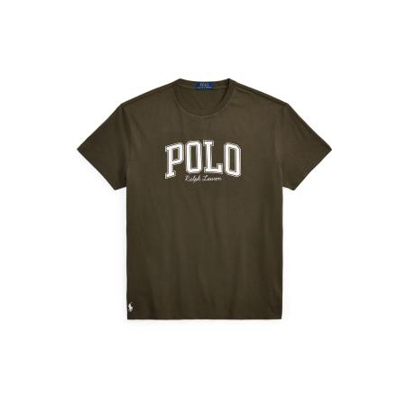 Polo Ralph Lauren Shirt olijfgroen / wit