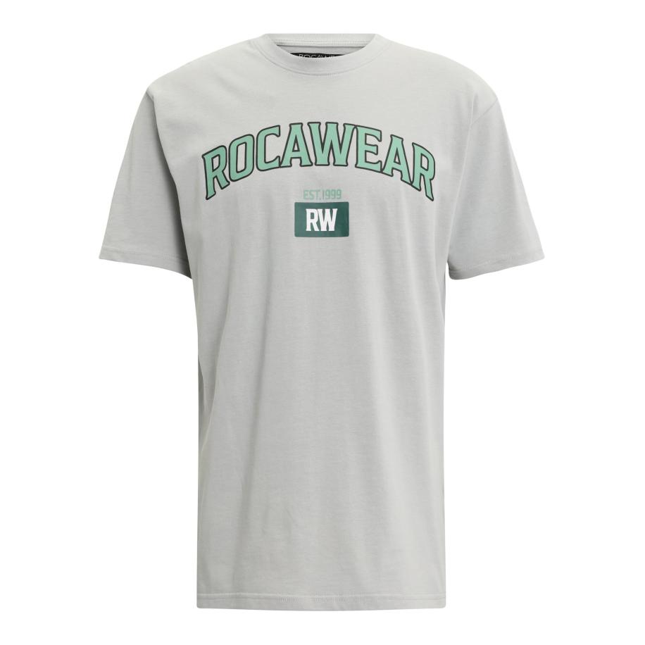 Rocawear ROCAWEAR Shirt grijs / donkergroen / zwart -