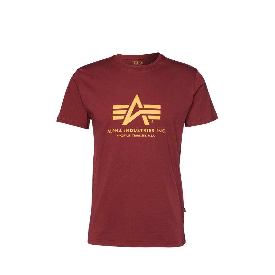 Alpha Industries ALPHA INDUSTRIES Shirt geel / karmijnrood -