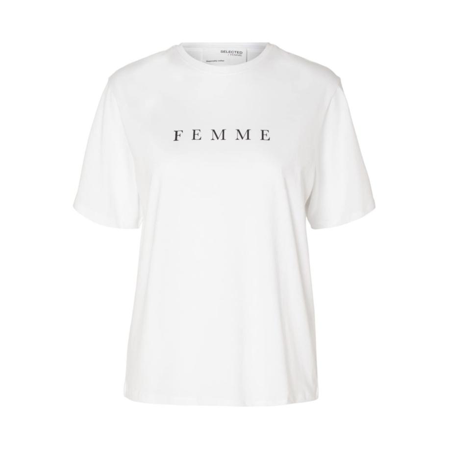 Selected SELECTED Shirt VILJA zwart / wit -