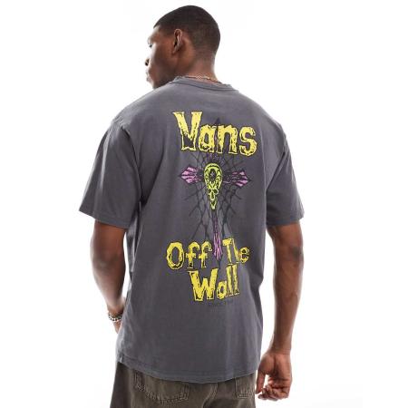Vans - Z Legacy - Los T-shirt met korte mouwen in asfalt-Zwart