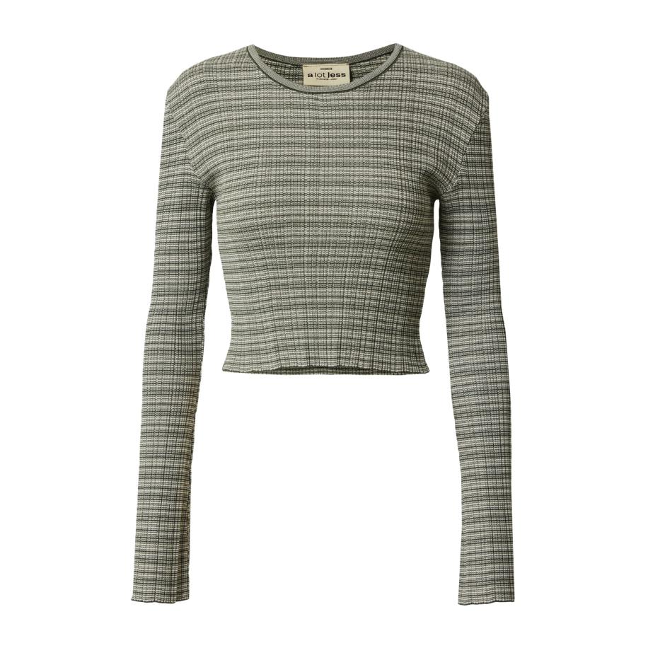 A LOT LESS Shirt Sandra groen Groen