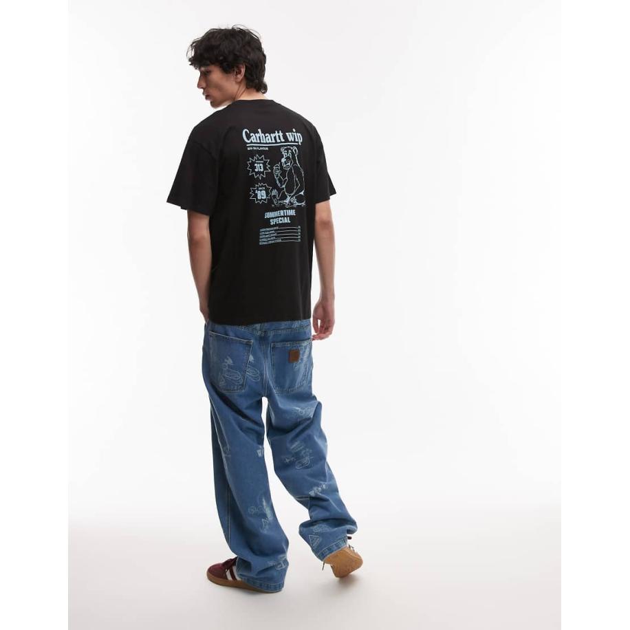 Carhartt WIP - Catalogue - T-shirt met grafische print in zwart Zwart