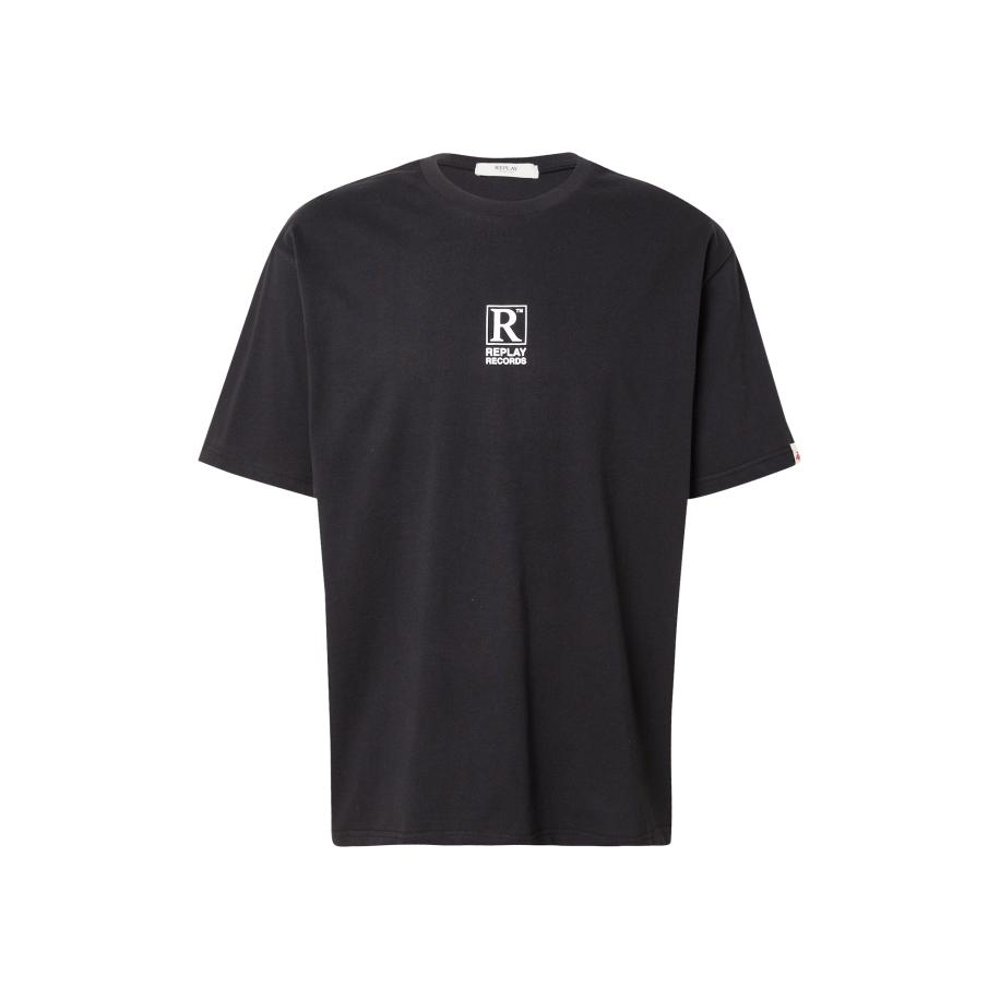 Replay REPLAY Shirt zwart / wit -