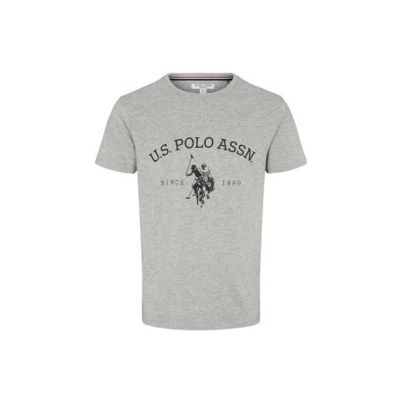 U.S. Polo Assn. U.S. POLO ASSN. Shirt Archibald blauw / grijs gemêleerd