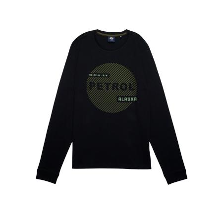Petrol Industries Petrol Industries Shirt groen / zwart / wit