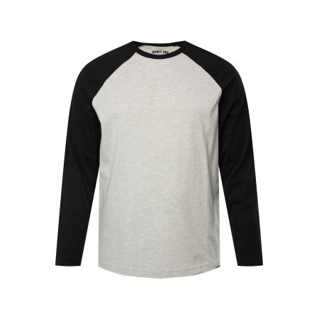 John F. Gee Shirt zwart / wit