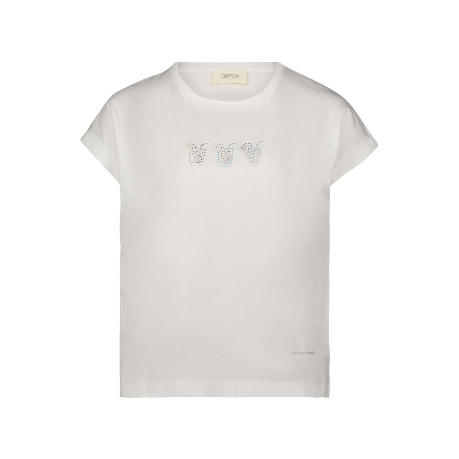 Cartoon Shirt wit Wit