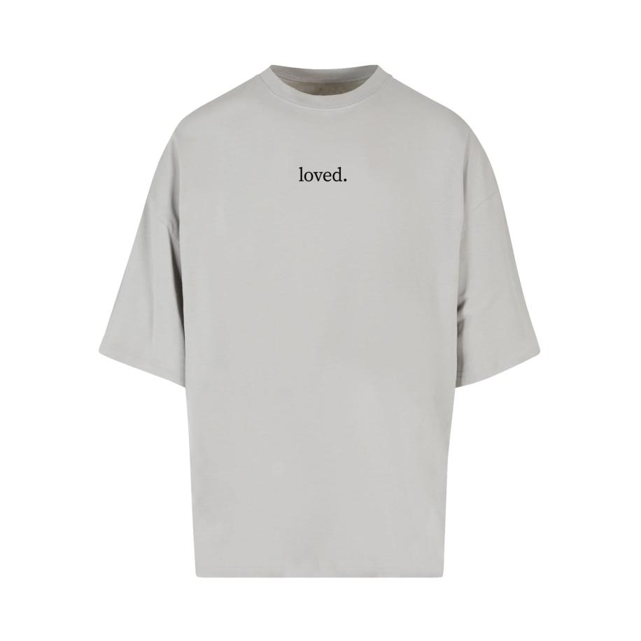 Merchcode Merchcode Shirt Love grijs / zwart -