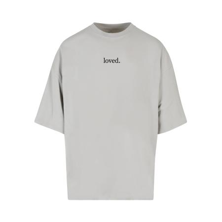 Merchcode Merchcode Shirt Love grijs / zwart