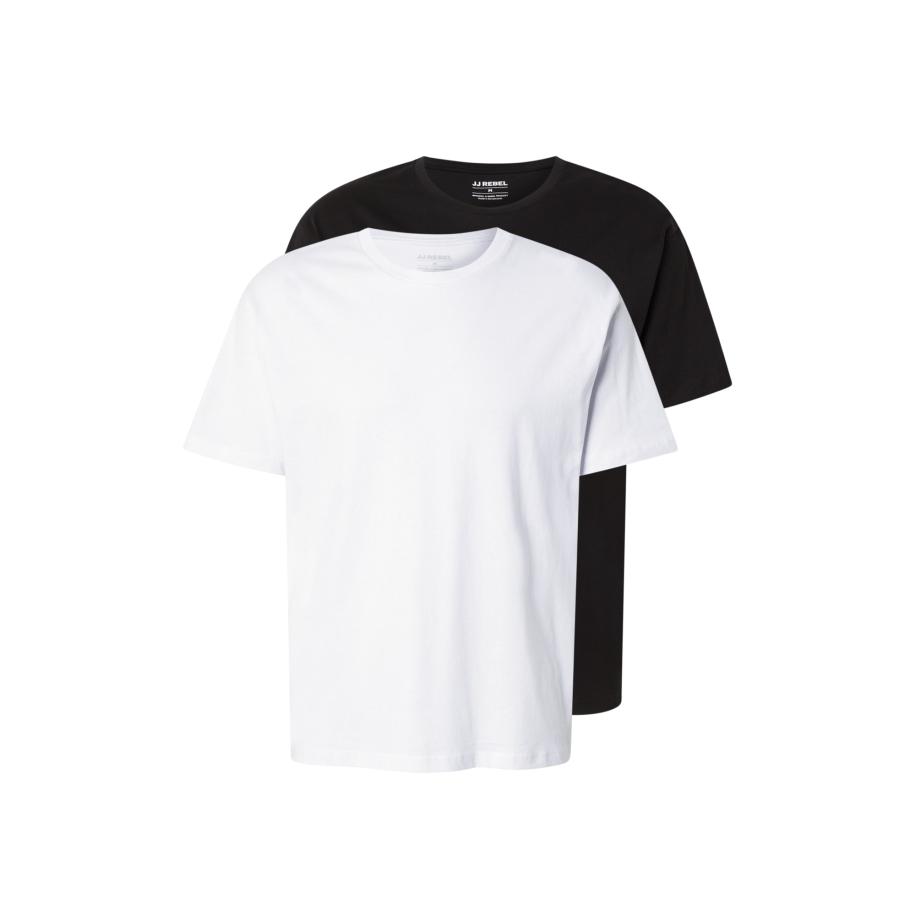 JJ Rebel JJ Rebel Shirt zwart / wit -