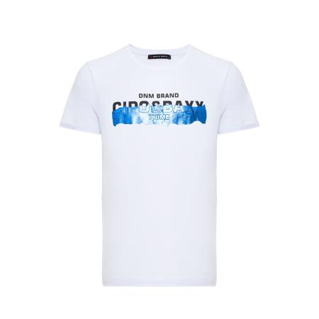 Cipo & Baxx CIPO & BAXX Shirt blauw / wit