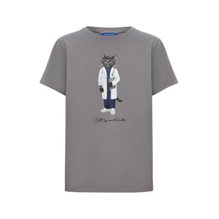 Maniita Lacitta CAT by Maniita Lacitta Shirt grijs