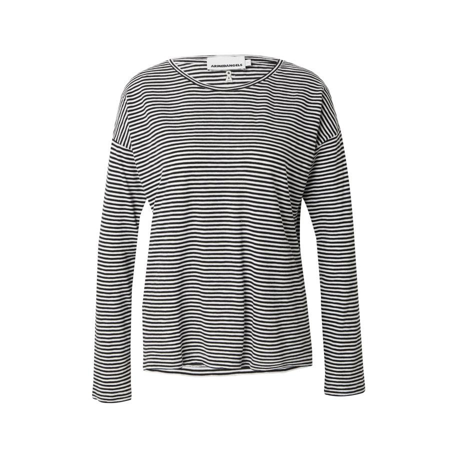 Armedangels ARMEDANGELS Shirt XIANAA zwart / wit -