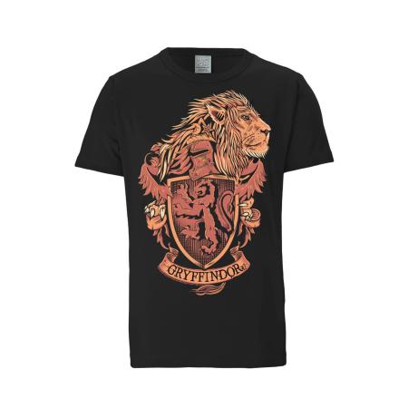 LOGOSHIRT Shirt Harry Potter - Gryffindor zwart