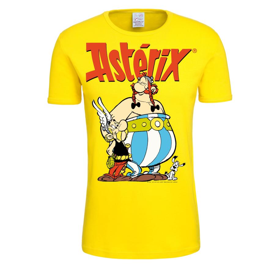 LOGOSHIRT Shirt Asterix der Gallier geel / rood Geel