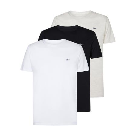 Petrol Industries Petrol Industries Shirt Sidney greige / zwart / wit