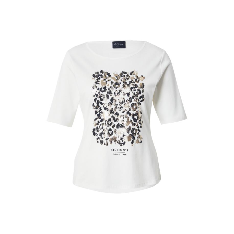 s.Oliver BLACK LABEL s.Oliver BLACK LABEL Shirt ecru / goud -