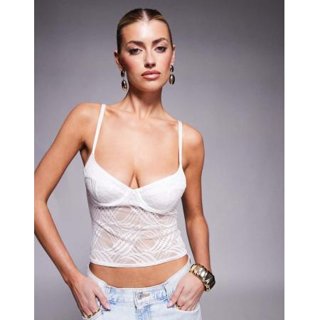 OW Collection Kayla Top in wit