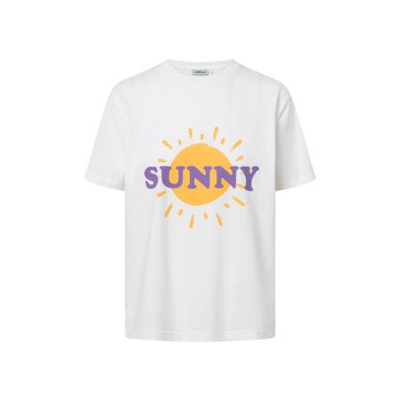 CODELLO Shirt lila / oranje / wit