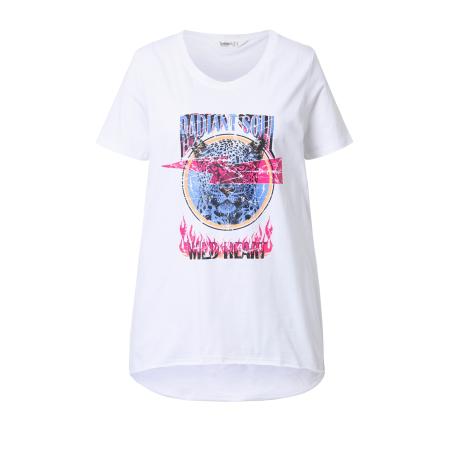 Angel of Style Shirt royal blue/koningsblauw / pink / zwart / wit