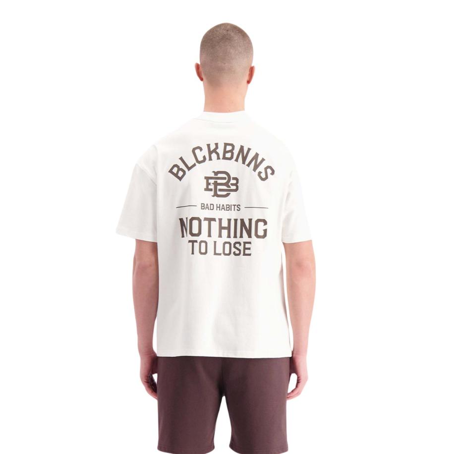 Black Bananas Bad Habits T-Shirt Wit